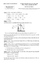đề thi chọn đội tuyển học sinh giỏi tỉnh vòng i năm 2014 2015 môn hóa học 9   phòng gd&đt thanh chương (có đáp án)