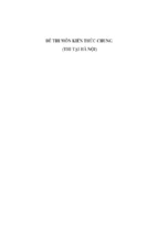 Tổng hợp đề thi công chức thuế năm 2016 (full) 4 cụm thi