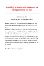 Tài liệu ôn thi công chức hành chính môn tiếng anh trình độ b 2016 2017