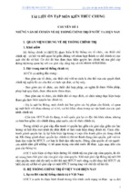Tài liệu ôn tập môn kiến thức chung, chuyên đề 1 những vấn đề cơ bản về hệ thống chính trị ở nước ta hiện nay