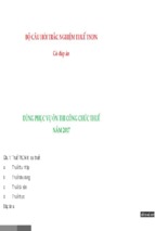 Bộ câu hỏi trắc nghiệm thuế thu nhập doanh nghiệp  ôn thi công chức thuế năm 2017 (update đáp án)