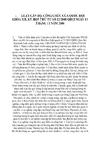 Luật cán bộ, công chức