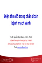 điện tâm đồ trong chẩn đoán bệnh lý mạch vành