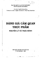 Đánh giá cảm quan thực phẩm: nguyên lý và thực hành-Nguyễn Hoàng Dũng