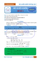 Bộ 10 đề 8 điểm hoá học ôn thi thpt quốc gia lê đăng khương