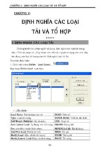 Tính nội lực và cốt thép bằng chương trình sap 2000 version 9 chương 5