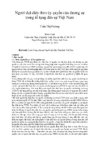 Người đại diện theo ủy quyền của đương sự trong tố tụng dân sự Việt Nam