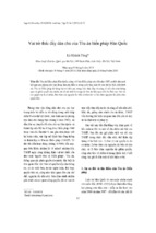 Vai trò thúc đẩy dân chủ của Tòa án hiến pháp Hàn Quốc