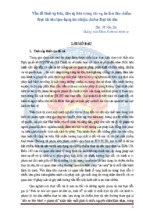 Vấn đề hình sự hóa, dân sự hóa trong các vụ án lừa đảo chiếm đoạt tài sản lạm dụng tín nhiệm chiếm đoạt tài sản