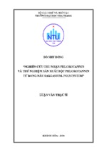 Nghiên cứu thu nhận phlorotannin và thử nghiệm sản xuất bột phlorotannin từ rong nâu sargassum.polycystum