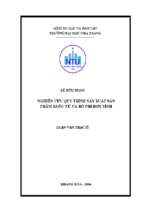 Nghiên cứu quy trình sản xuất sản phẩm ruốc từ cá rô phi đơn tính