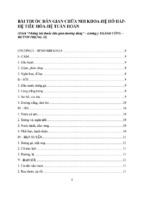 Thuốc dân gian chữa bệnh nhi khoa hệ hô hấp hệ tiêu hoá hệ tuần hoàn