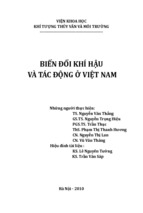 Bdkh va tac dong o viet nam