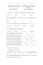 Bộ 6 đề thi thử thpt quốc gia 2017 môn toán của các trường chuyên có đáp án