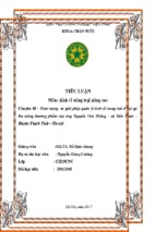 Bìa tiểu luận kinh tế trang trại