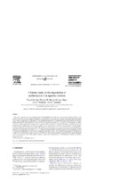 A kinetic study on the degradation of erythromycin a in aqueous solution