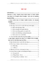 Hoạt động đầu tư phát triển trong công ty công nghiệp – xây lắp và thương mại hà tĩnh. thực trạng và giải pháp