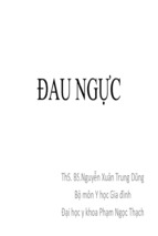 Bài giảng về đau ngực