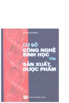 Ebook cơ sở công nghệ sinh học và sản xuất dược phẩm phần 1   từ minh koóng