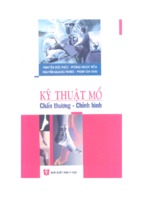 Kĩ thuật mổ chấn thương chỉnh hình