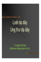 Giải phẩu bệnh  loét dạ dày ,ung thư dạ dày