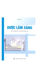 Giáo trình dược lý lâm sàng tập 2   byt