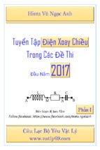 Tuyển tập điện xoay chiều trong đề thi thử năm 2017