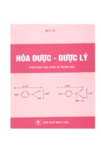 Giáo trình hoá dược   dược lý byt