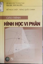 Giáo trình hình học vi phân