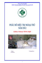 Phác đồ điều trị ngoại trú