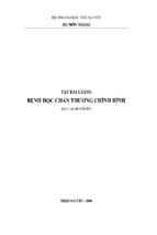 Bệnh học chấn thương chỉnh hình   ytn