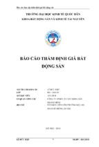 Báo cáo thực tập tại công ty cổ phần đầu tư bất động sản quang minh.