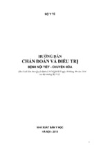 Hướng dẫn chẩn đoán và điều trị bệnh nội tiết   chuyển hóa bộ y tế