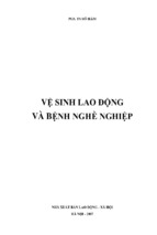 Vệ sinh lao động và bệnh nghề nghiệp nxb lao động