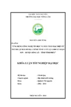 ứng dụng công nghệ tin học và máy toàn đạc điện tử thành lập bản đồ địa chính tỷ lệ 11000 tại xã nhạo sơn huyện sông lô tỉnh vĩnh phúc