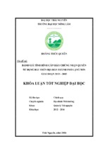 đánh giá tình hình cấp giấy chứng nhận quyền sử dụng đất trên địa bàn thành phố lạng sơn giai đoạn 2013 – 2015