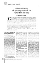 Nhân tố ảnh hưởng đến giá chứng khoán của VN Một số điểm cần lưu ý