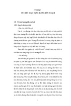 TỔ CHỨC HOẠT ĐỘNG HƯỚNG DẪN DU LỊCH