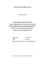 đánh giá thực trạng và giải pháp nâng cao hiệu quả công tác đăng ký giao dịch bảo đảm bằng quyền sử dụng đất, quyền sở hữu