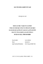 đánh giá thực trạng và giải pháp nâng cao hiệu quả công tác đăng ký giao dịch ảo đảm bằng quyền sử dụng đất, quyền sở hữu nhà ở và tài sản khác gắn liền với đất 