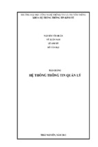 Bài giảng hệ thống thông tin quản lý