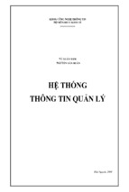Hệ thống thông tin quản lý