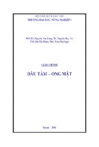 Giáo trình dâu tằm   ong mật