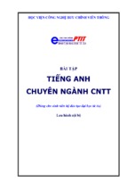 Tiếng anh chuyên ngành công nghệ thông tin   bài tập