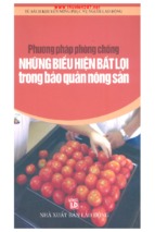 Phương pháp phòng chống những biểu hiện bất lợi trong bảo quản nông sản