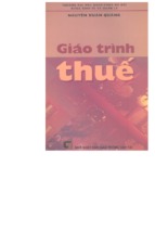 Giáo trình thuế