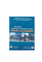 Giáo trình giao dịch & đàm phán kinh doanh