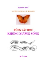 động vật không xương sống