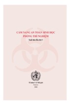 Cẩm nang an toàn sinh học trong phòng thí nghiệm