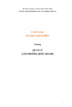 Cẩm nang ngành lâm nghiệp   quản lý lâm trường quốc doanh